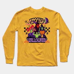 Monster Mash Spooky Halloween Long Sleeve T-Shirt